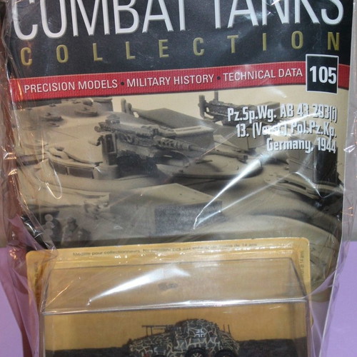 DeAgostini The Combat Tanks Collection Panzerspahwagen AB 43 203 (i) καινούργιο
