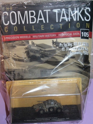 DeAgostini The Combat Tanks Collection Panzerspahwagen AB 43 203 (i) καινούργιο