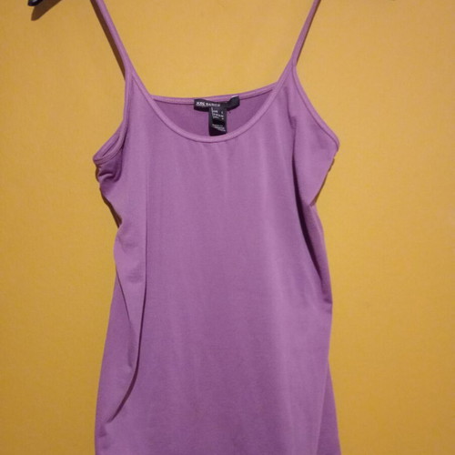 Mango sleeveless t-shirt size L new, elastic dark lilac