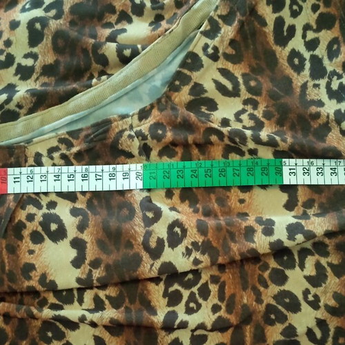 One-Shoulder Leopard Maxi Dress lightweight, flowy, like new