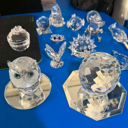 Swarovski decorative crystal figurines, set of 14