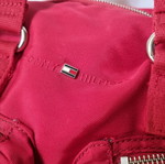 Tommy Hilfiger καμβάς τσάντα ώμου σαν καινούργια, κόκκινη