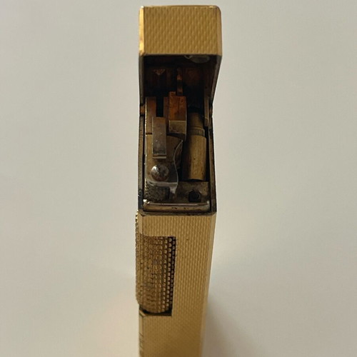 Dunhill Rollagas lighter vintage gold plated like new