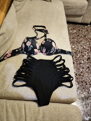 H&M bikini set, black, size 70C