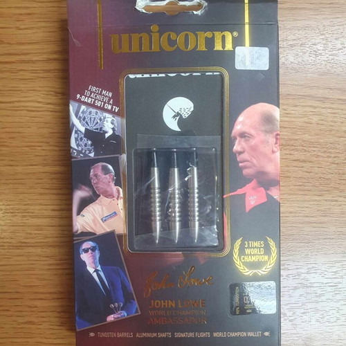 Unicorn John Lowe World Champion Steel Tip Darts new 25 grams