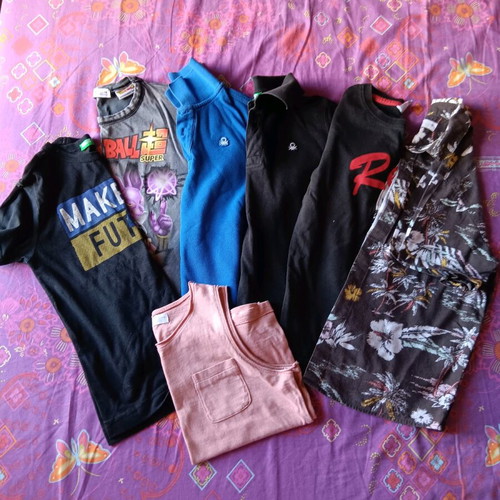 Benetton boys' clothes pack sizes 6 and 7 like new