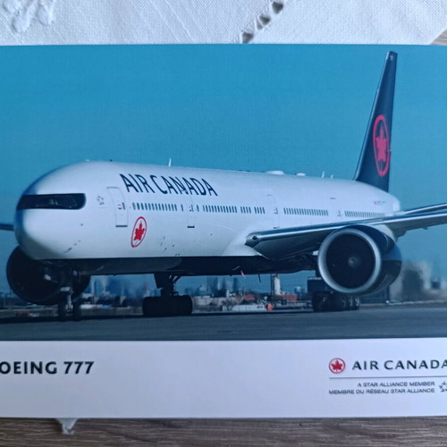 Air Canada Boeing 777 Collectible Postcard 2019 New