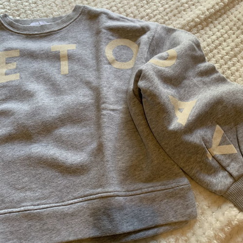 Zara sweatshirt for 9 years old 134cm like new, grey