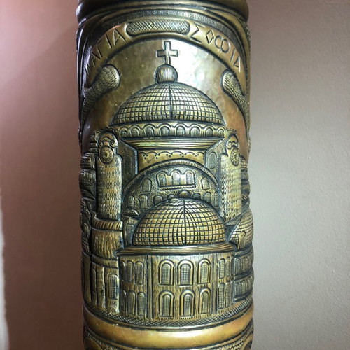 Decorative Kalykas Agia Sofia used with Double-Headed Eagle