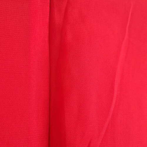 Red chiffon dress like new, size XL