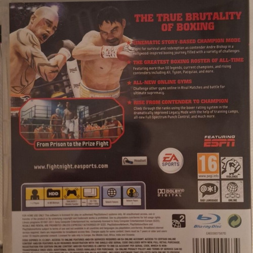 Fight Night Champion PS3 game like new