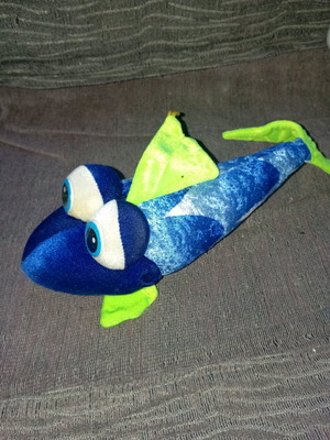 Plush fish used, 30 centimeters
