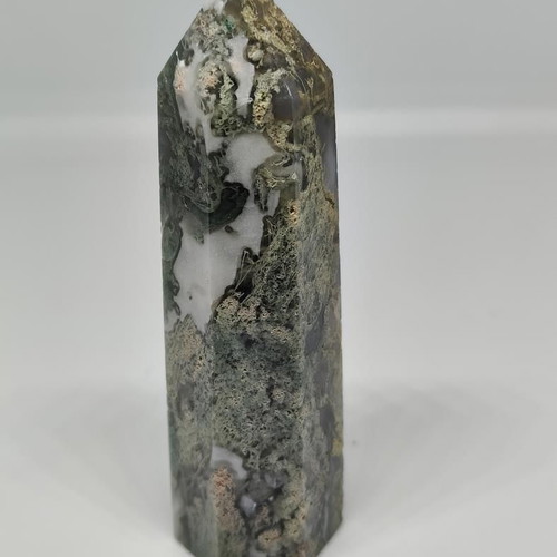 Dendritic Agate Obelisk like new with multilevel colors