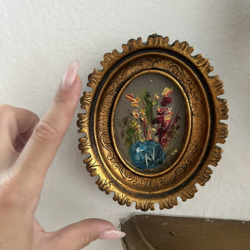 Vintage framed painting like new