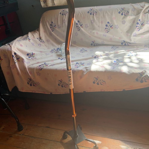 Walking Cane with Stable Base and Adjustable Height, New