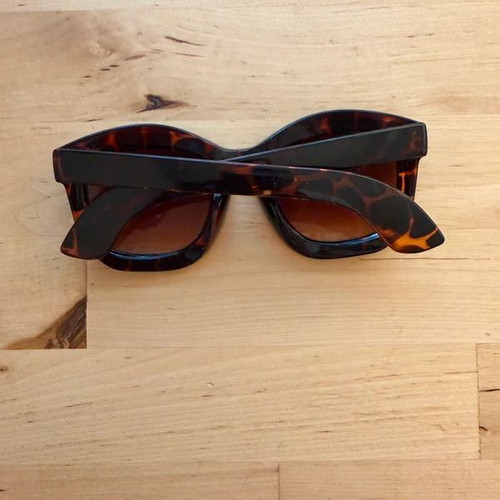 Tortoise sunglasses used with brown tinted lenses