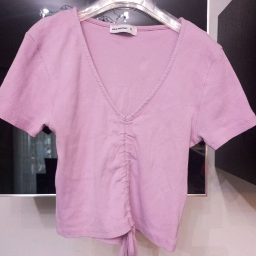 Girls' t-shirt used purple lilac slim size