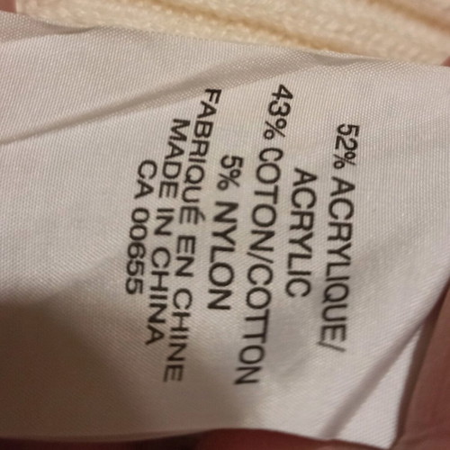 Cream blouse M-L like new, very soft