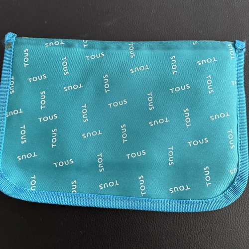 Tous bag like new, black and turquoise