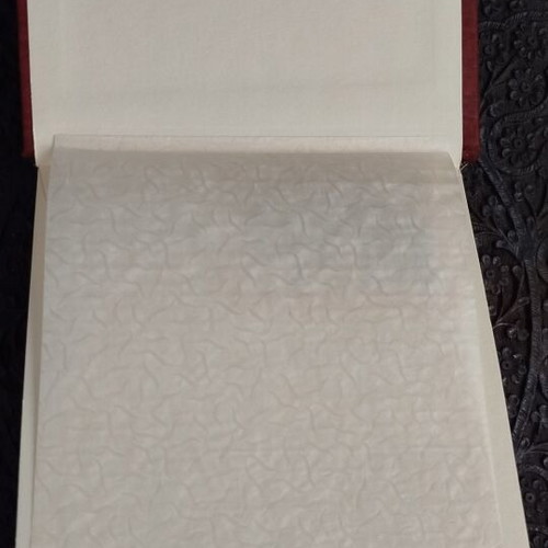 Italian vintage photo album with silver decorative motif, like new