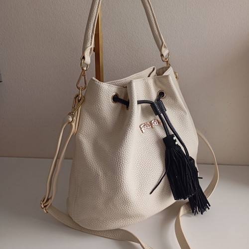 Folli Follie shoulder bag like new, ecru color