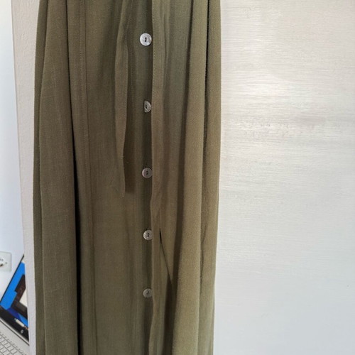 Midi dress Stradivarius like new, oil color with belt