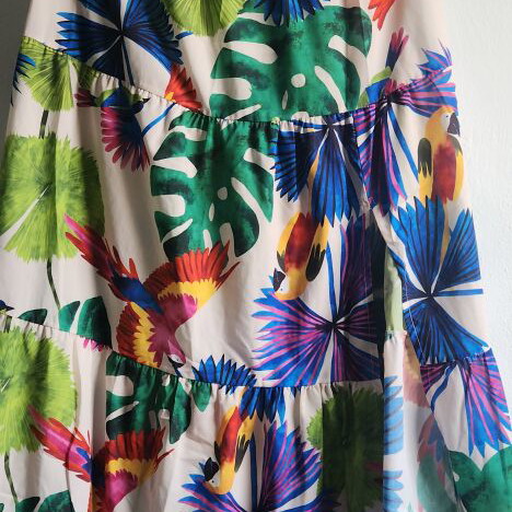 Lumina Tropical Maxi Skirt like new, colorful