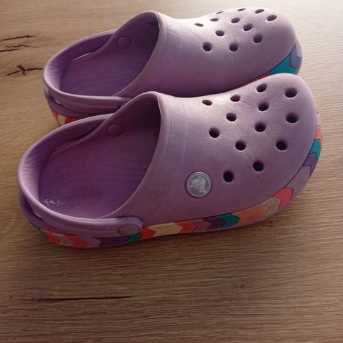 Crocs children's clogs like new, purple, size C13 (30-31)