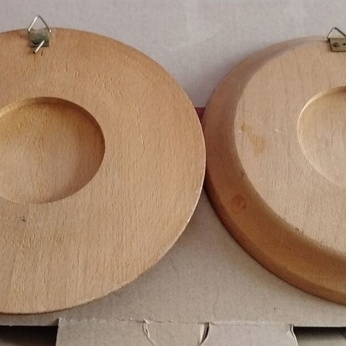 Vintage cadrakia used, set of 2 pieces