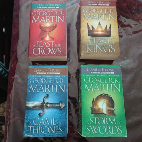 Game of Thrones books new, set of 4, English language