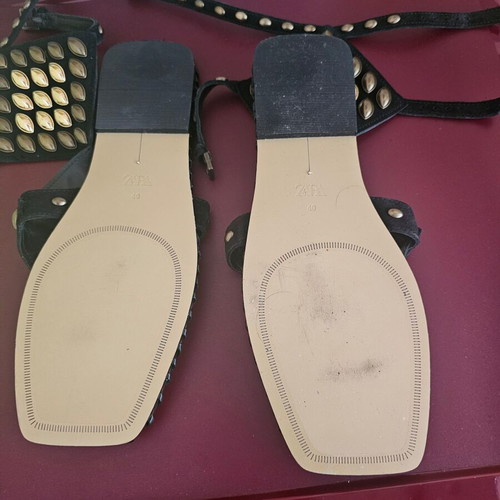 Zara sandals new, limited edition, size 40, black