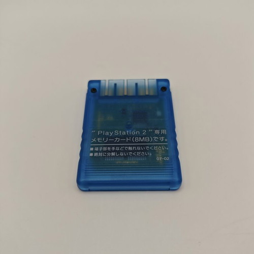 Sony PlayStation 2 Memory Card Clear Blue