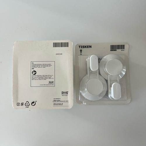 IKEA Tisken suction cup hooks new, 2 packs