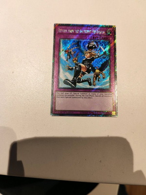 Yu-Gi-Oh card Return from Different Dimension new, vintage
