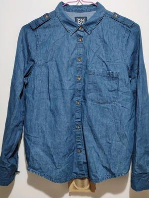 DNMX Women's Shirt S Cotton Denim like new, blue