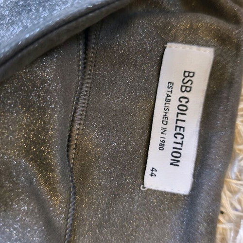 BSB skirt used gray-green with shiny texture