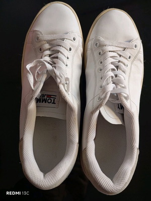 Tommy Hilfiger sneakers men's used, white, size 44