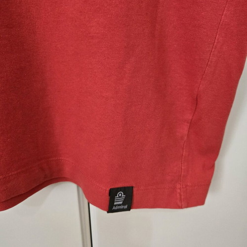 Admiral T-shirt used, red, size medium
