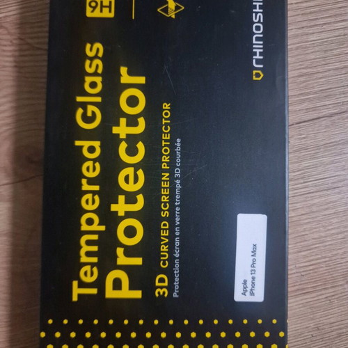 Iphon 13 pro max tempered glass protector new