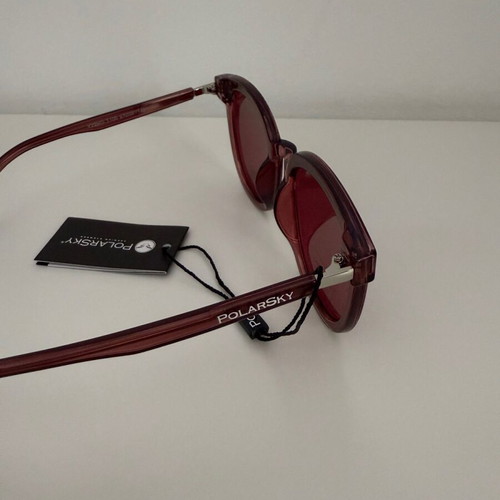 PolarSky polarized sunglasses new, red and purple
