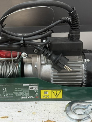 Parkside PSZ 250 A2 electric hoist, unused