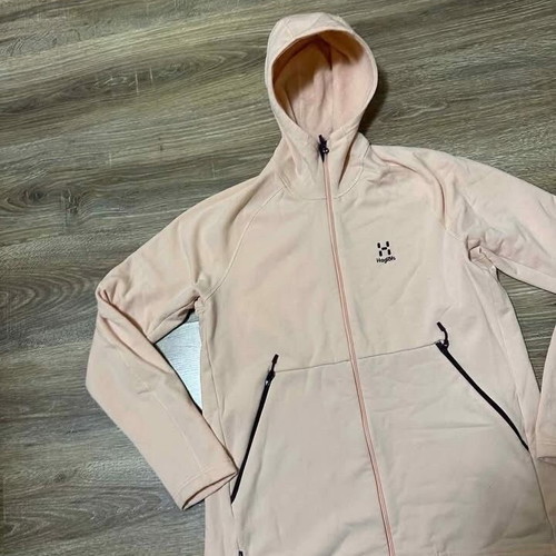 Women's fleece hoodie Haglöfs Polartec Bungy XL like new, pink
