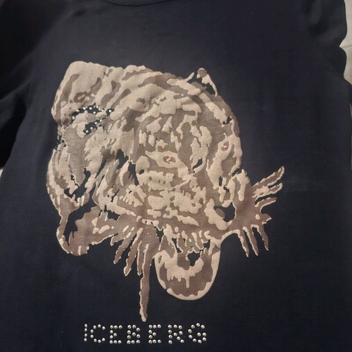 Iceberg black elastic blouse size S like new