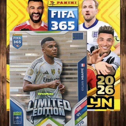 Κάρτα Mbappe Limited FIFA 365 2026 Adrenalyn XL Real Madrid καινούργια