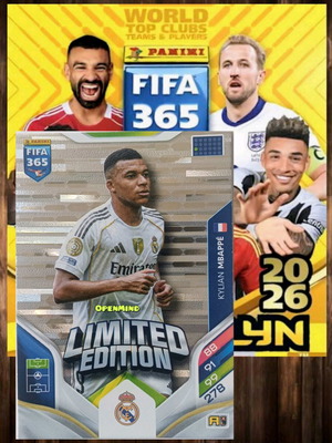 Κάρτα Mbappe Limited FIFA 365 2026 Adrenalyn XL Real Madrid καινούργια