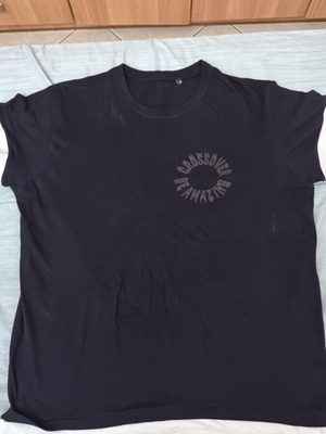 Men's T-shirt black size M used by Crossover