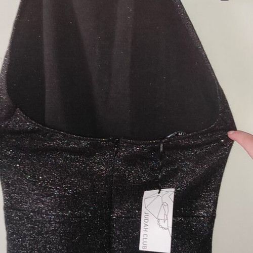Judah Club glam dress black new, size XL