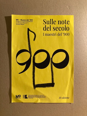 Flyer On the Notes of the Century The Masters of the 20th Century σαν καινούργιο