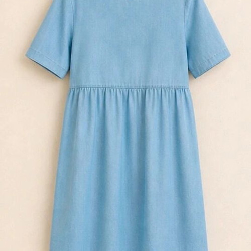 Mini denim dress like new, turquoise, H&M size M