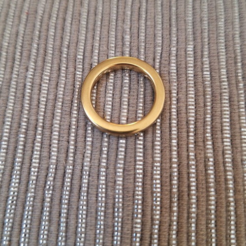 Folli Follie ring size 50 like new, gold color